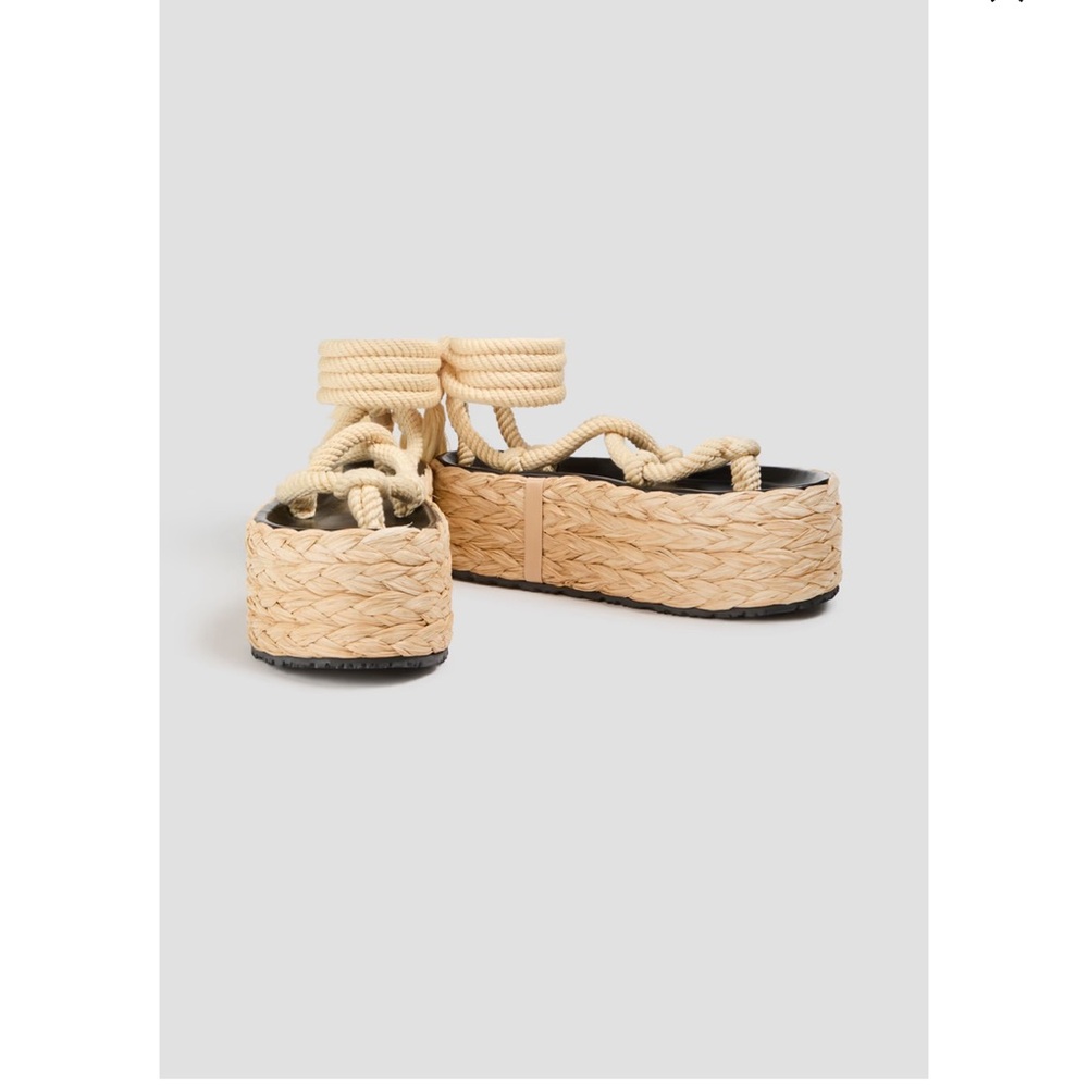 Isabel Marant Cream Rope Sandals - Picture 7 of 9